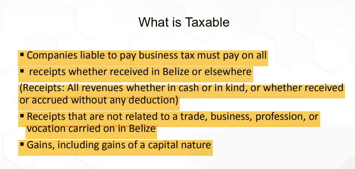 Cách tính thuế công ty Belize mới nhất