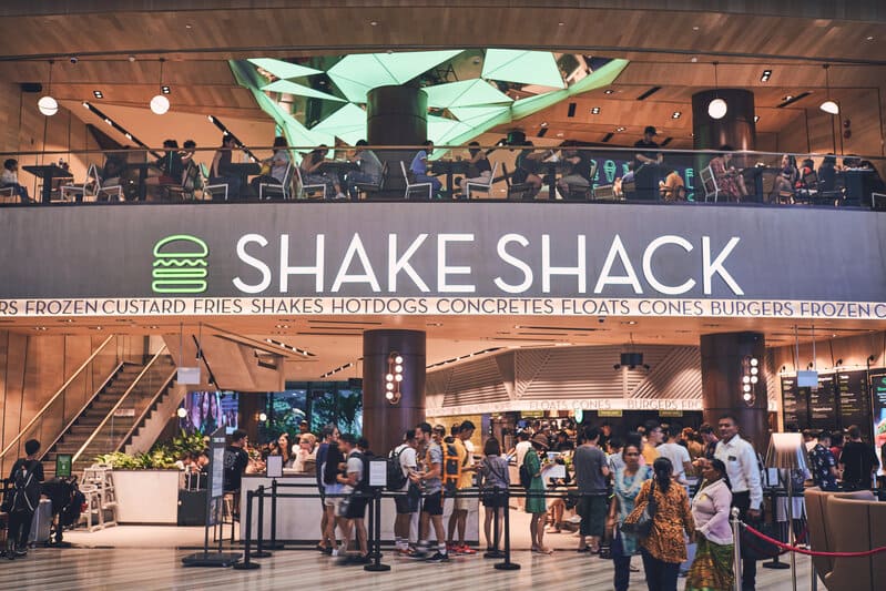 Shake shack at changi airport