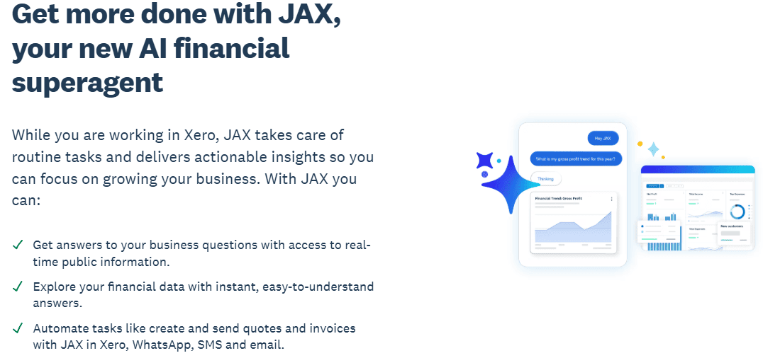 Xero homepage