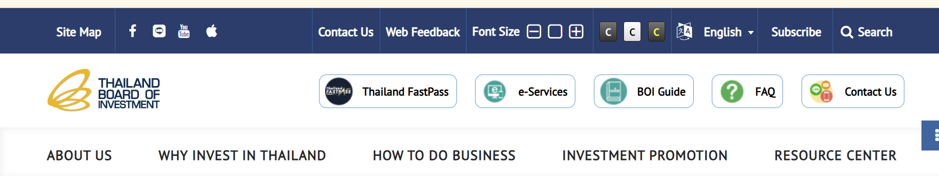 BOI official website