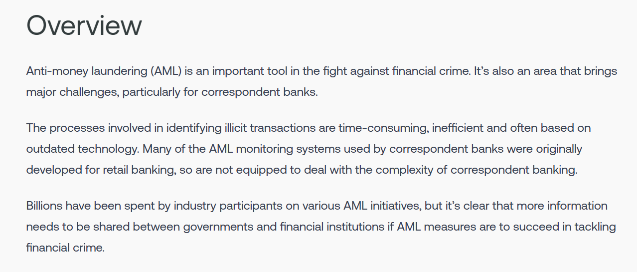 Mô tả về Quy định chống rửa tiền (AML) trên Swift