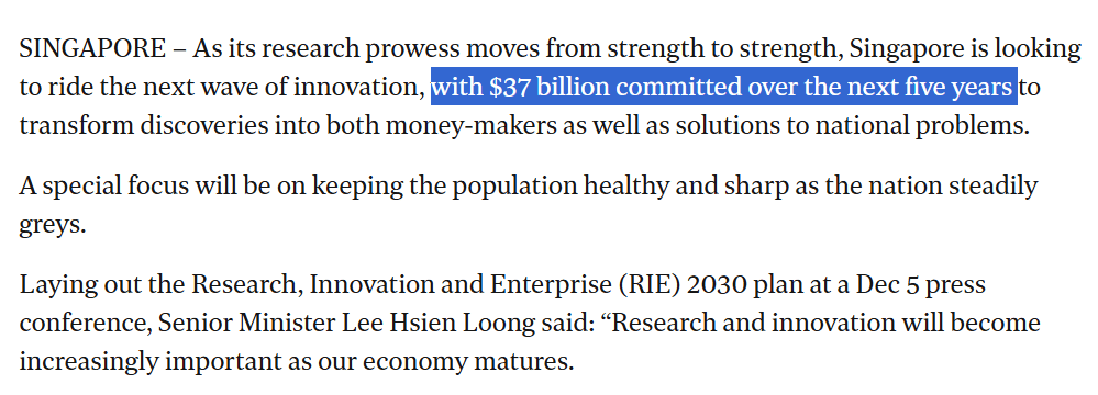 Ngân sách chính phủ Singapore đầu tư vào ngành Trí tuệ nhân tạo (AI)