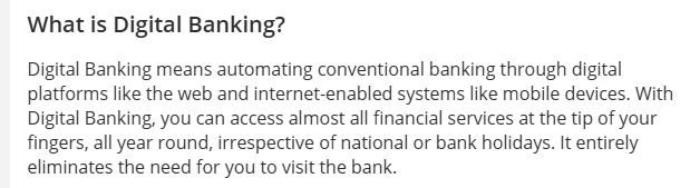 Khái niệm về ngân hàng số (Digital Banking) 